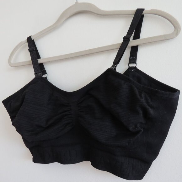 KINDRED BRAVELY Simply Sublime® Nursing Pumping Bra in Black - Size L - Picture 5 of 13